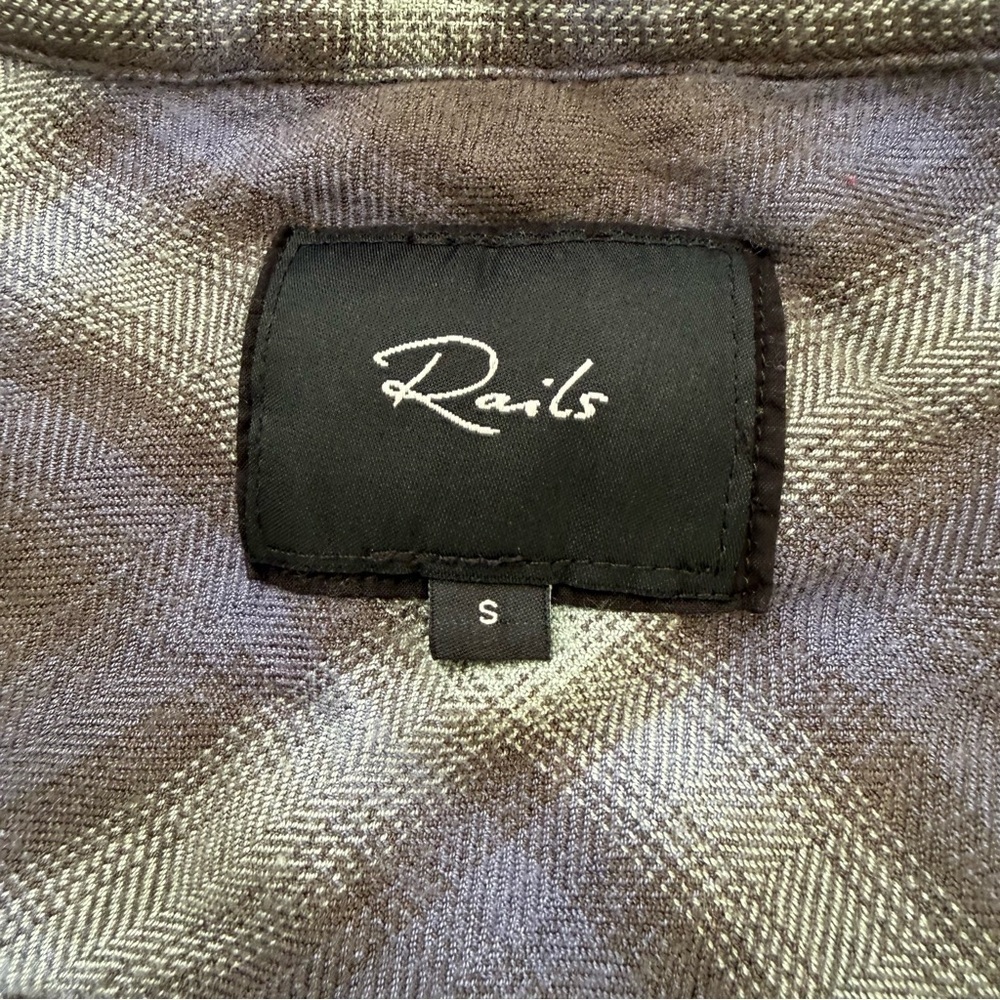 Rails Plaid Button Down Shirt S - Picture 7 of 8